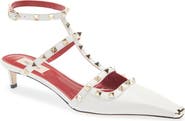 Valentino Rockstud Kitten Heel Pump