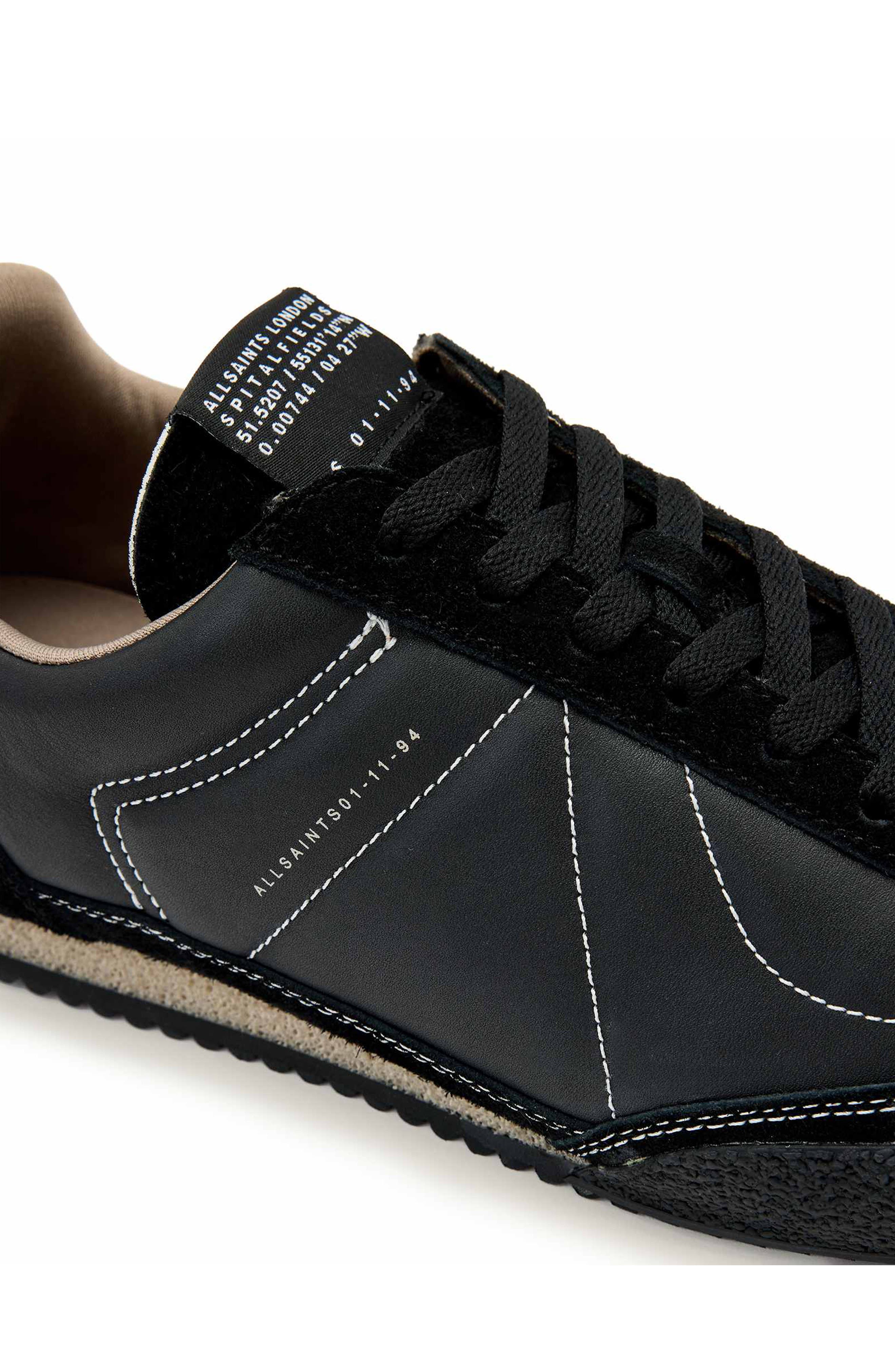 AllSaints Harry Sneaker, Alternate, color, Black