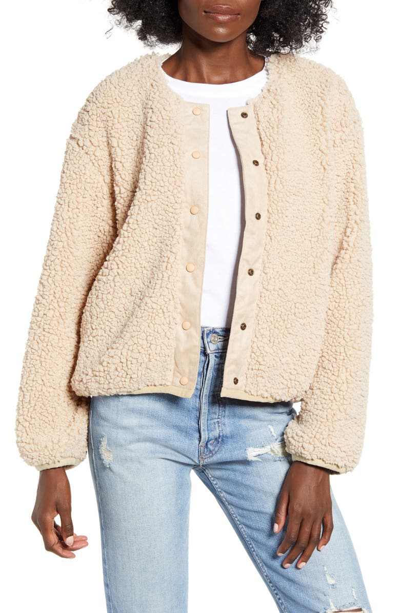 MOON RIVER Fleece Jacket, Main, color,