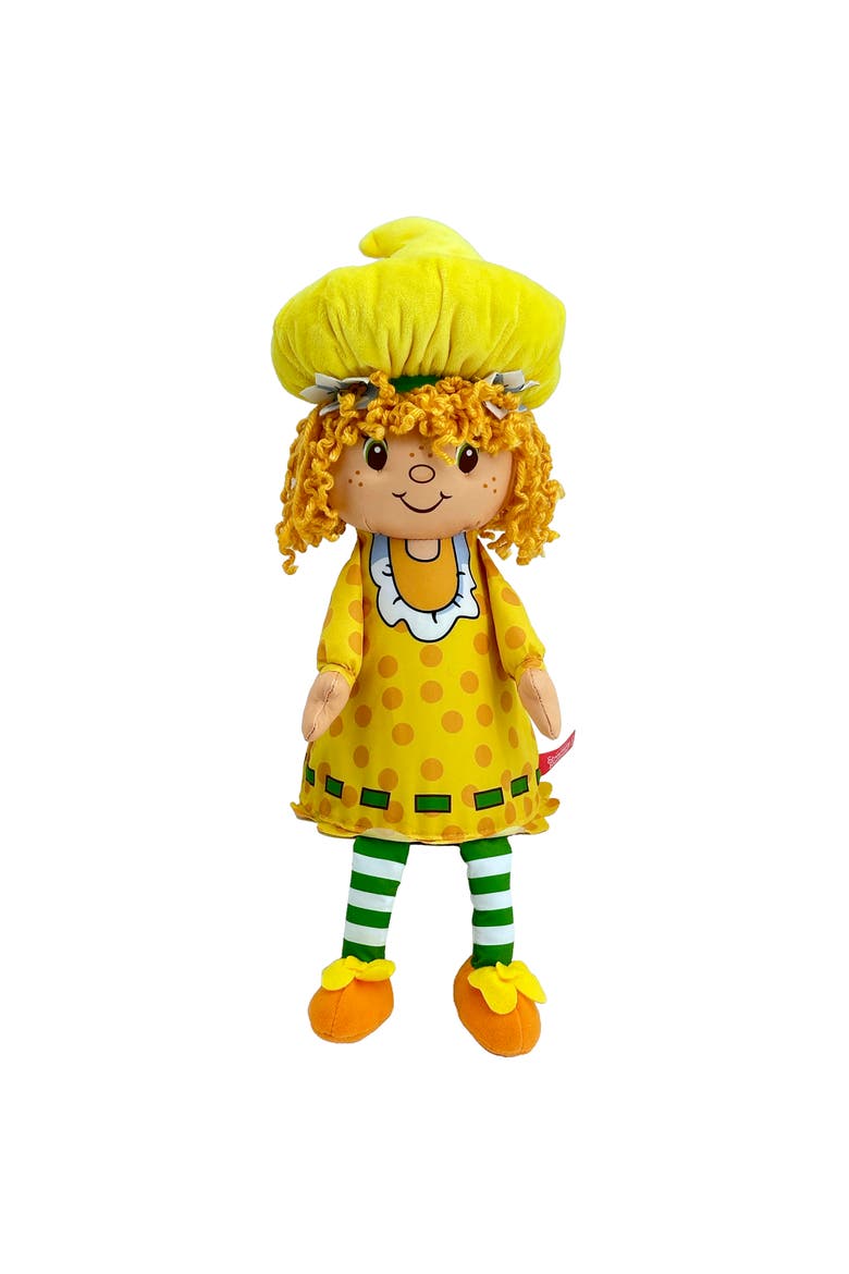 Pop n Flip 15 Inch Lemon Meringue Plush Doll, Main, color, Yellow