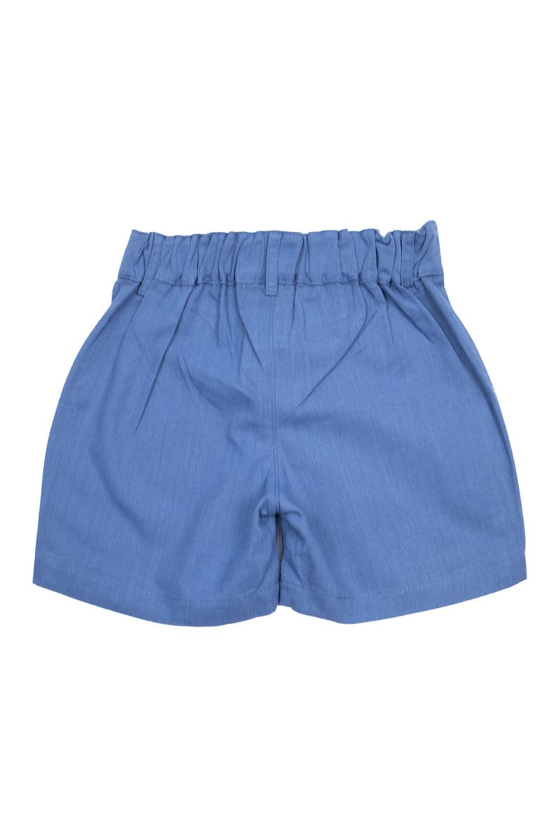 Cuclie Linen Shorts, Alternate, color, Blue