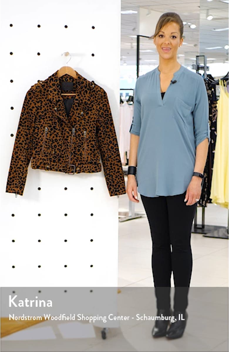 Jungle Cat Corduroy Moto Jacket, sales video thumbnail