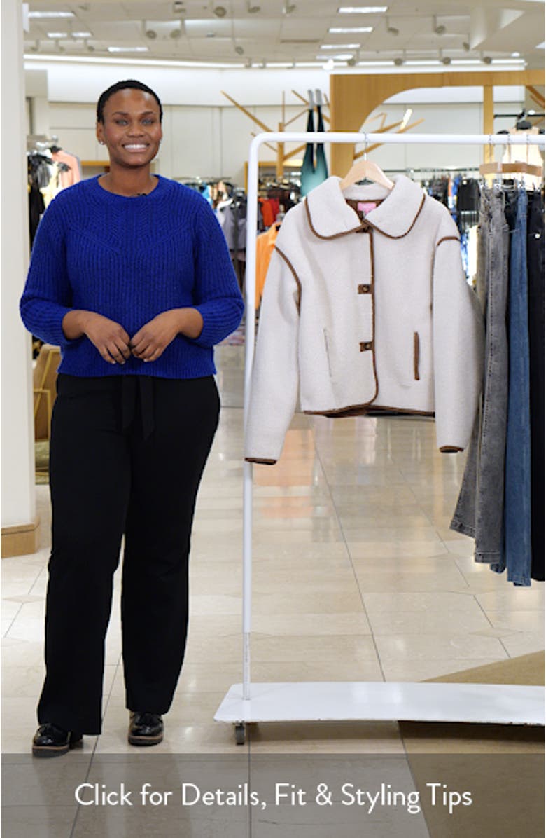 Frost Oversize Faux Shearling Jacket, sales video thumbnail