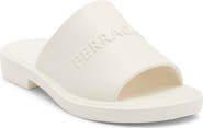 FERRAGAMO Giuneva Logo Slide Sandal