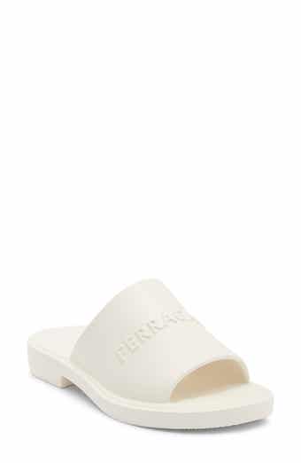 FERRAGAMO Giuneva Logo Slide Sandal