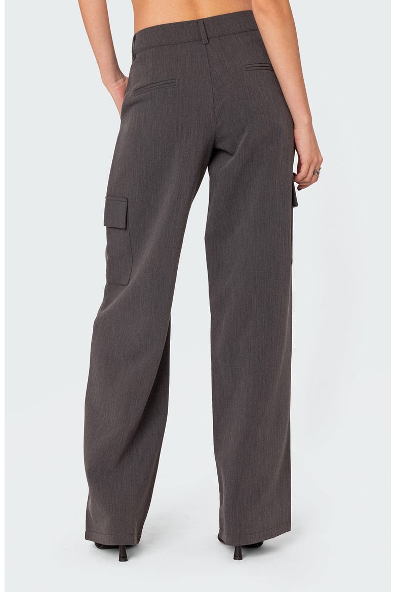 Faith Relaxed Straight Leg Trousers, Alternate, color, DARK-GRAY