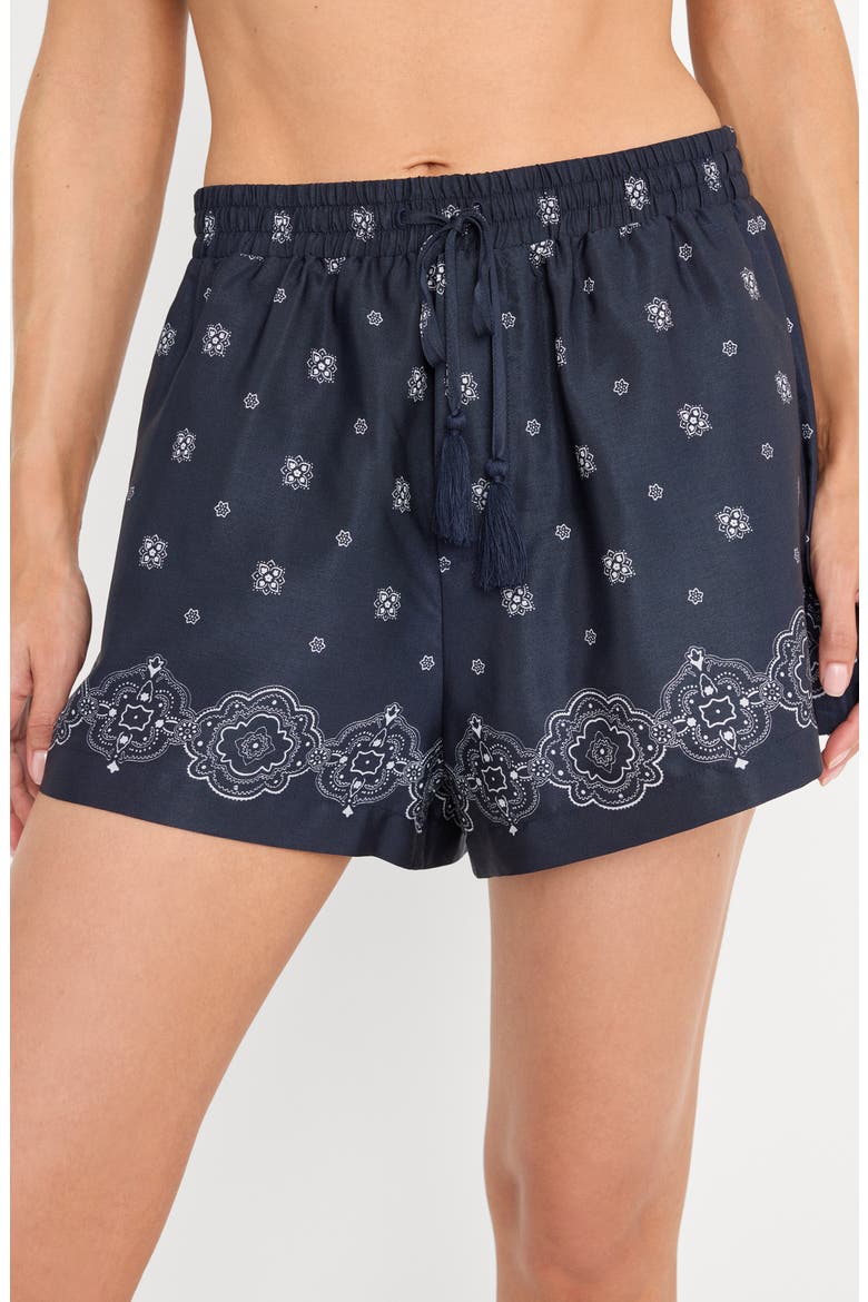 The Recess Drawstring Shorts, Alternate, color, BANDANA