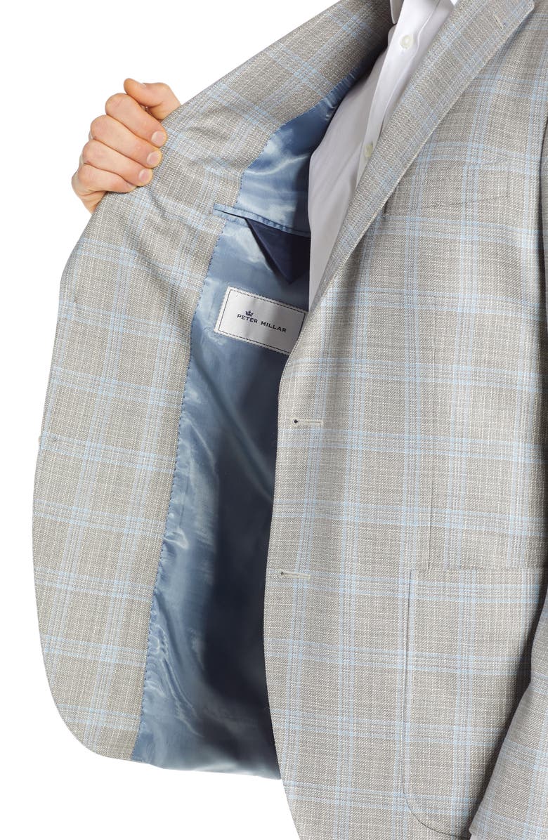 Peter Millar Hyperlight Classic Fit Plaid Sport Coat, Alternate, color, 