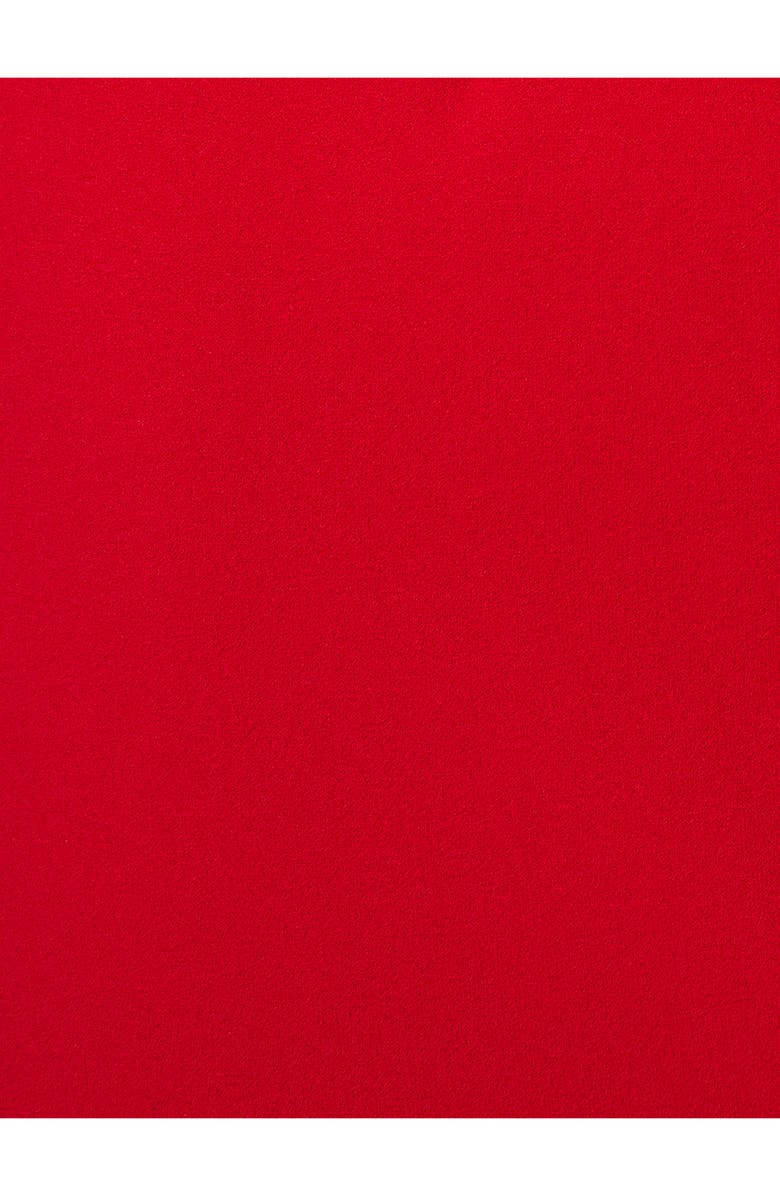 Adrianna Papell Bow Front Sleeveless Crepe Mermaid Gown, Alternate, color, 