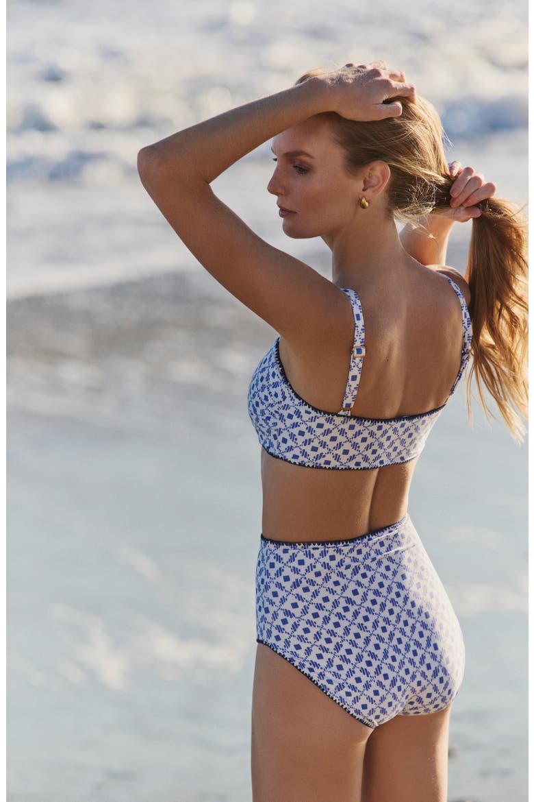 Alyssa Reversible Top, Alternate, color, Santorini Dots