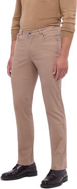 Bugatchi Preston Five-Pocket Straight Leg Pants