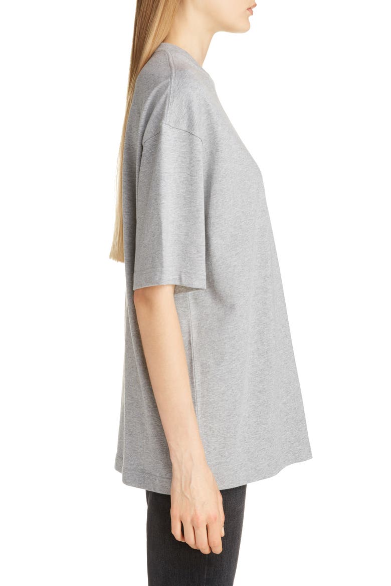 BB Logo Oversize Graphic Tee, Alternate, color, HEATHER GREY