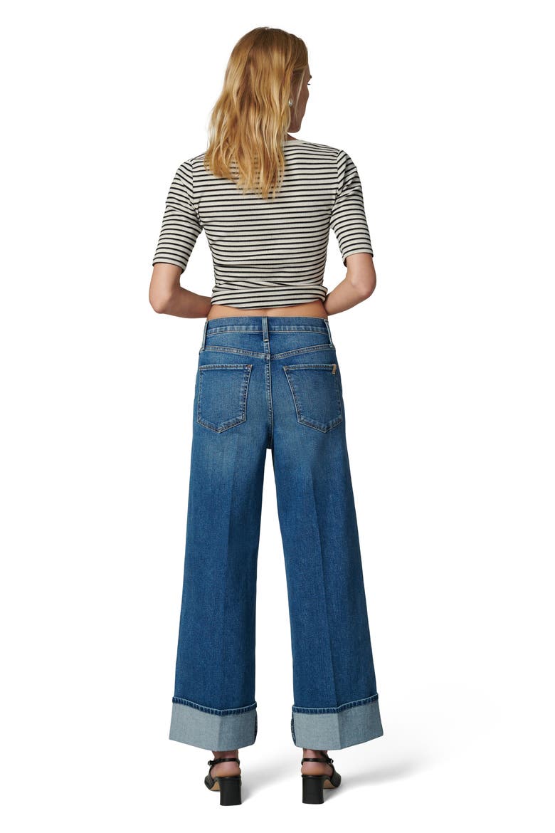 The Trixie Cuffed High Waist Ankle Wide Leg Jeans, Alternate, color, MAGICAL