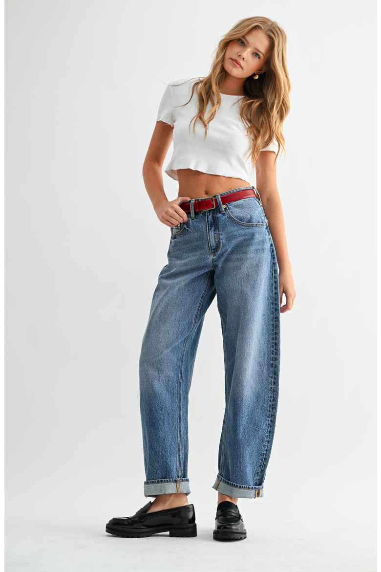 High Rise Curve Jeans, Alternate, color, Medium Wash