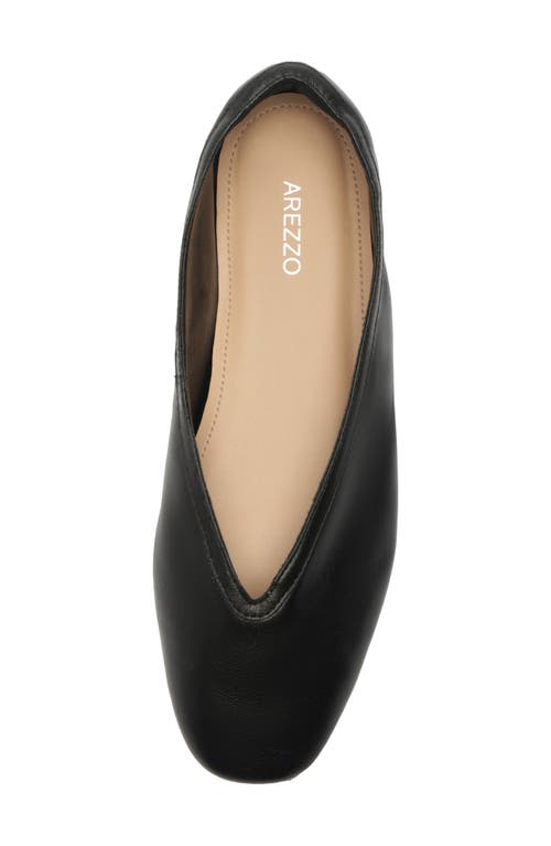 Arezzo Daphne Ballet Flat In Black