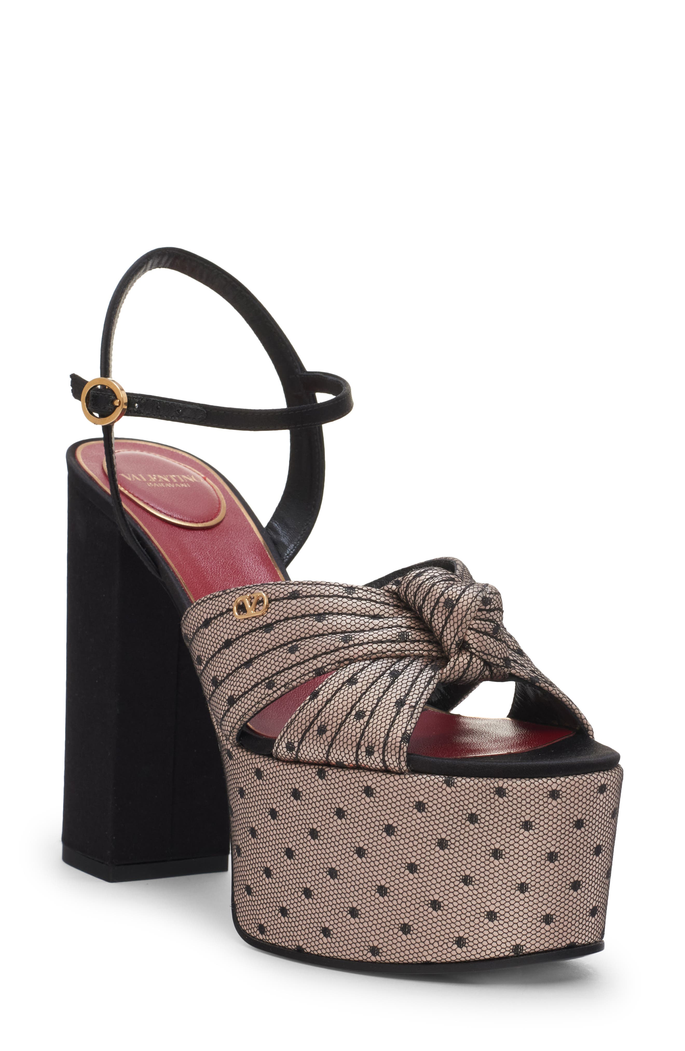 Crasher Platform Sandal, Main, color, BEIGE/ BLACK