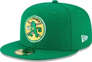 New Era Men's New Era Green Oakland Athletics Cooperstown Collection Wool 59FIFTY Fitted Hat