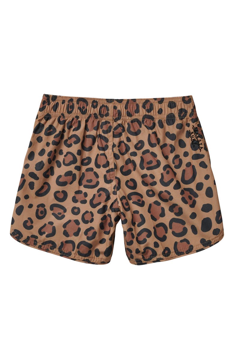 SEAESTA SURF Kids' Calico Crab Khaki Board Shorts, Alternate, color, Khaki