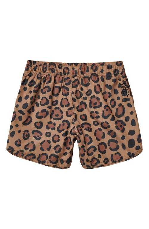 Seaesta Surf Kids' Calico Crab Retro Style Board Shorts