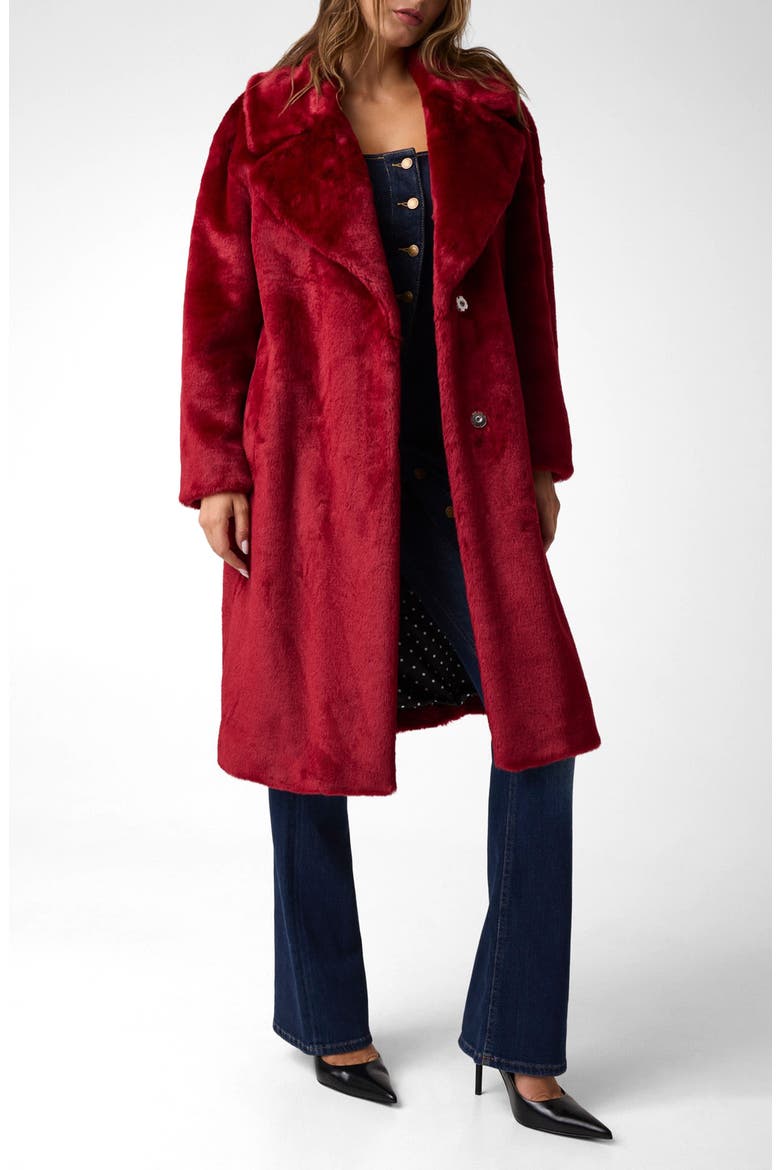 Marilyn Faux Fur Coat, Main, color, A51D-OPEN