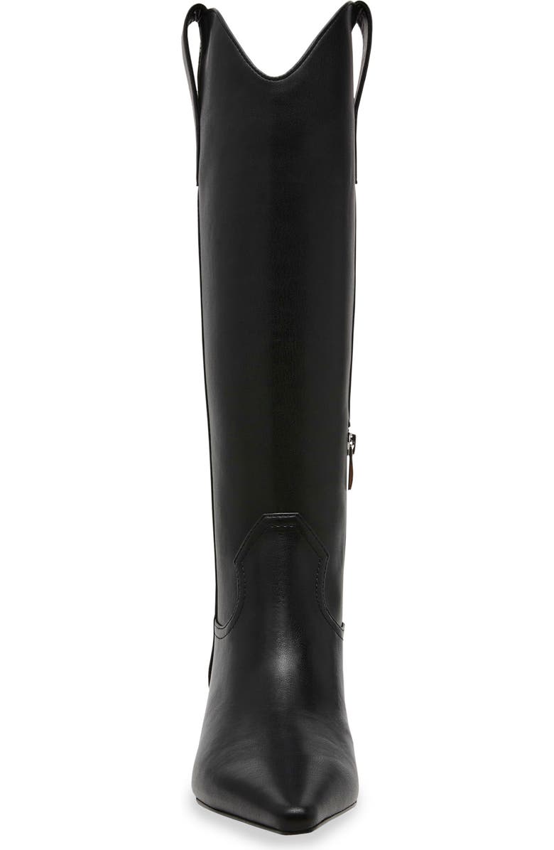 Steven New York Britt Knee High Western Boot, Alternate, color, Black