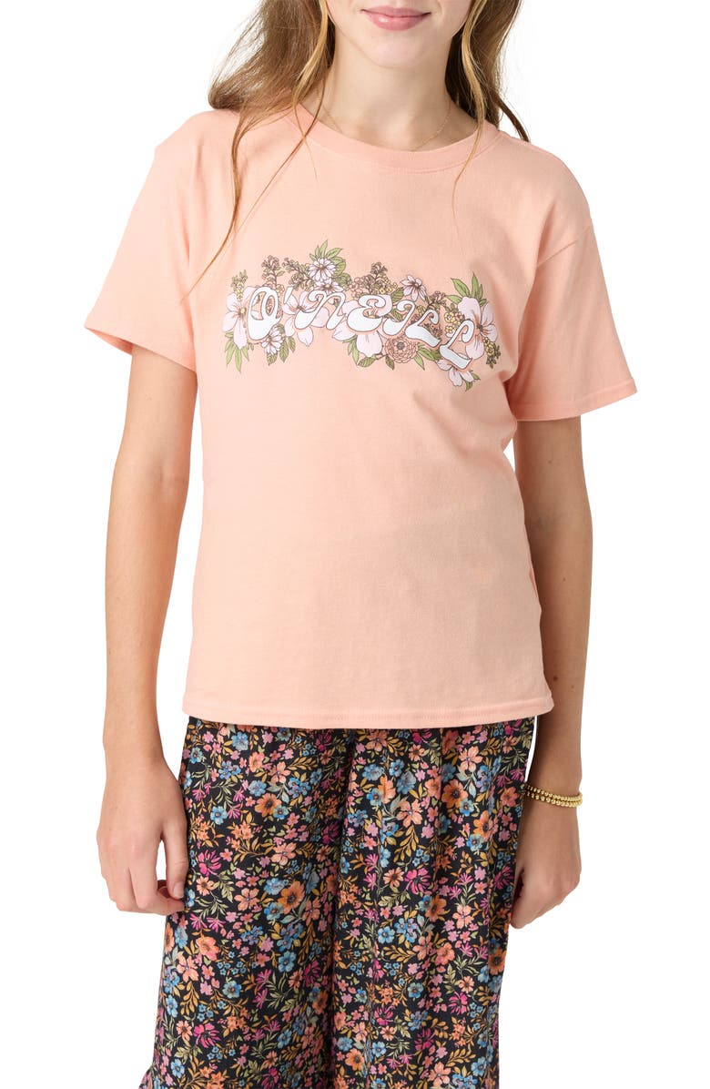 O'Neill Kids' Flora Flora Cotton Graphic T-Shirt, Main, color, 
