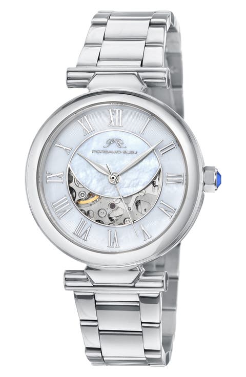 Colette Automatic Mother of Pearl Bracelet Watch, 36mm