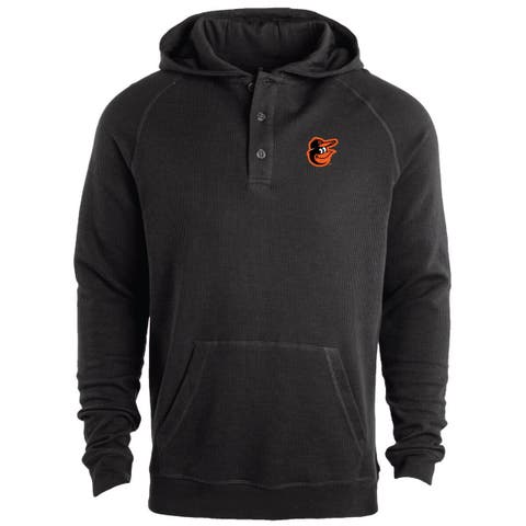 Men's Dunbrooke  Black Baltimore Orioles Montana Raglan Pullover Hoodie