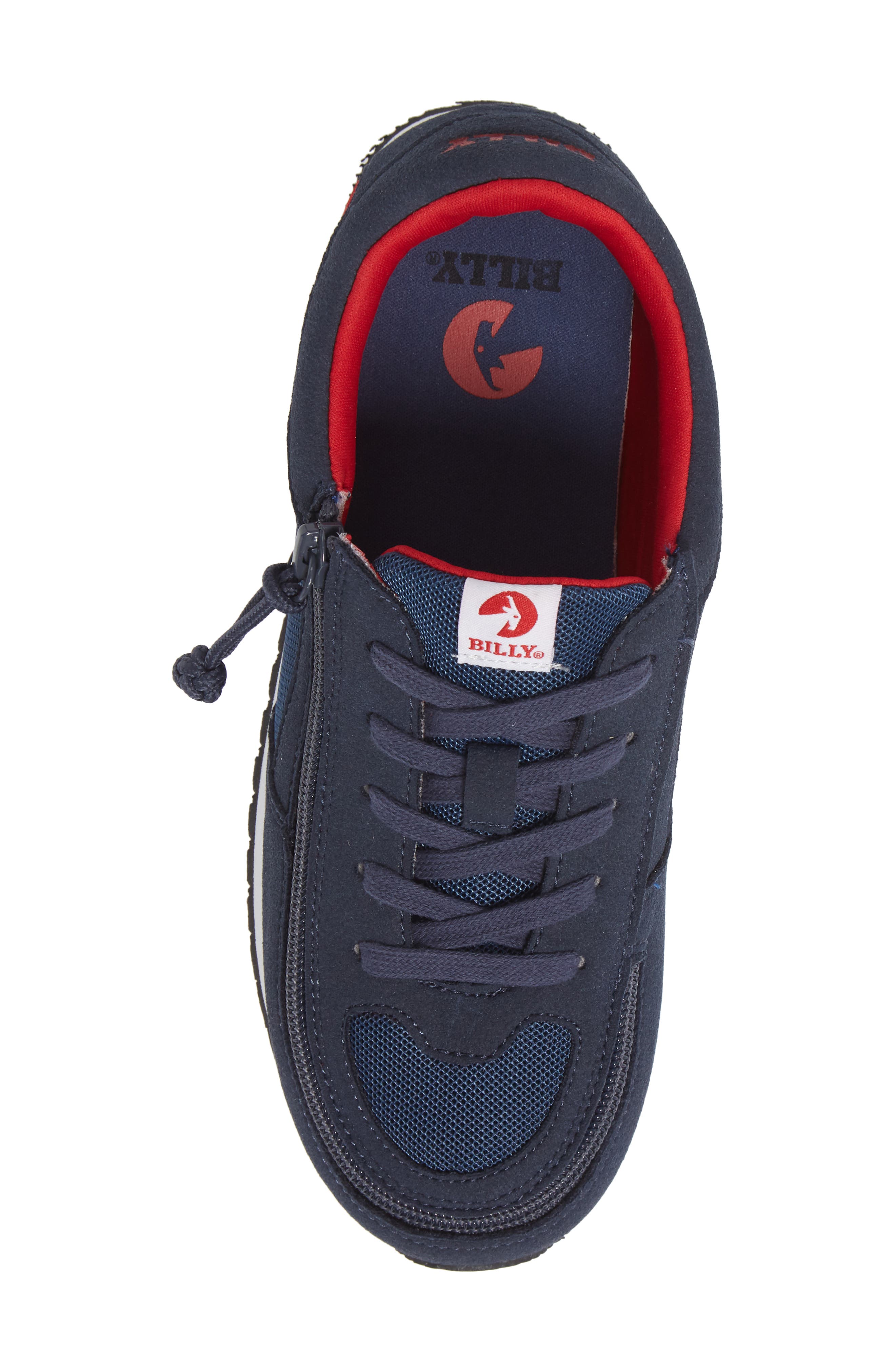 BILLY Footwear Billy Jogger Sneaker, Alternate, color, Navy / Red
