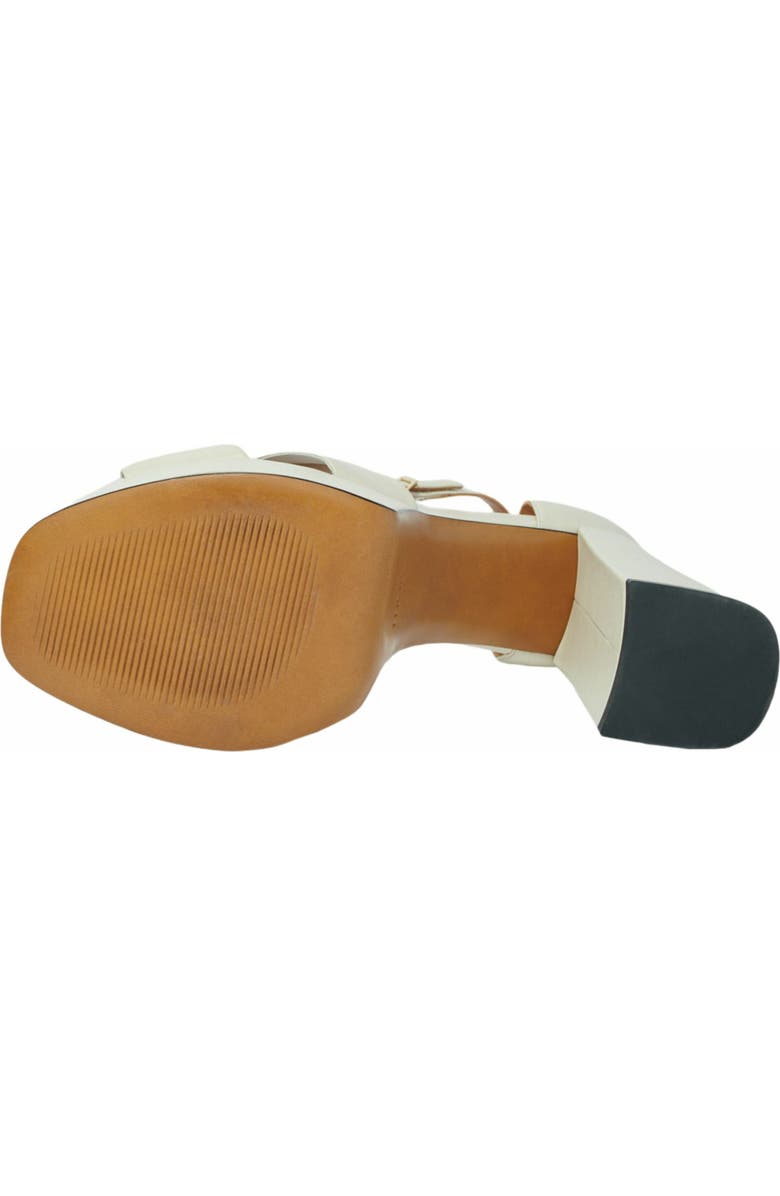 maje Leather platform sandals, Alternate, color,