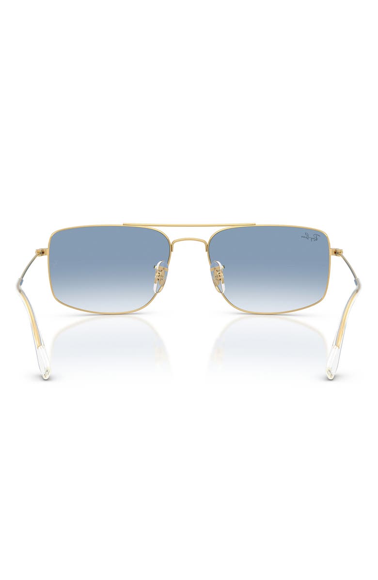 Ray-Ban 59MM EXPLORER 3 SQUARE, Alternate, color, Arista / Clear Gradient Blue