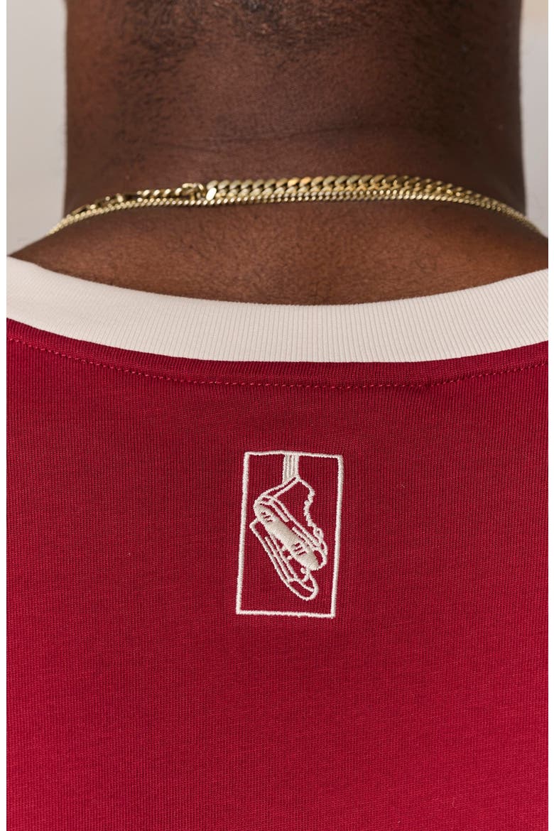 The Rec Tee, Alternate, color, Vintage Red