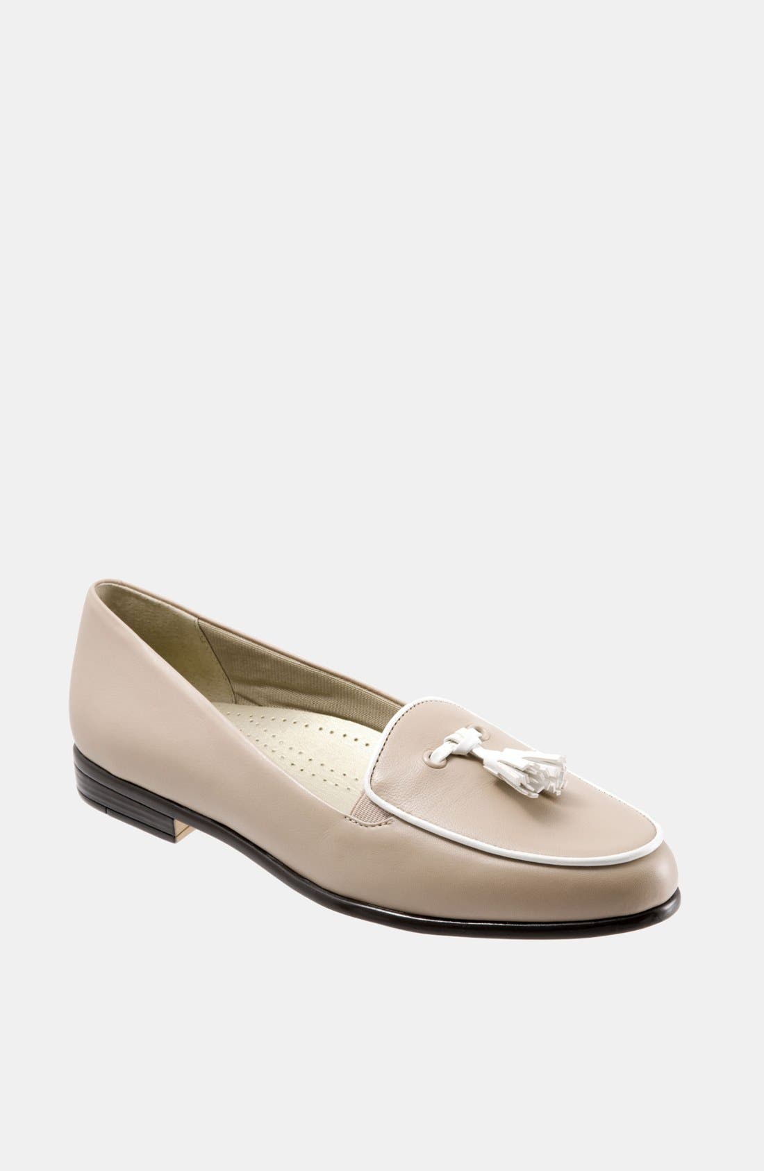 'Leana' Flat, Main, color, NUDE/ WHITE
