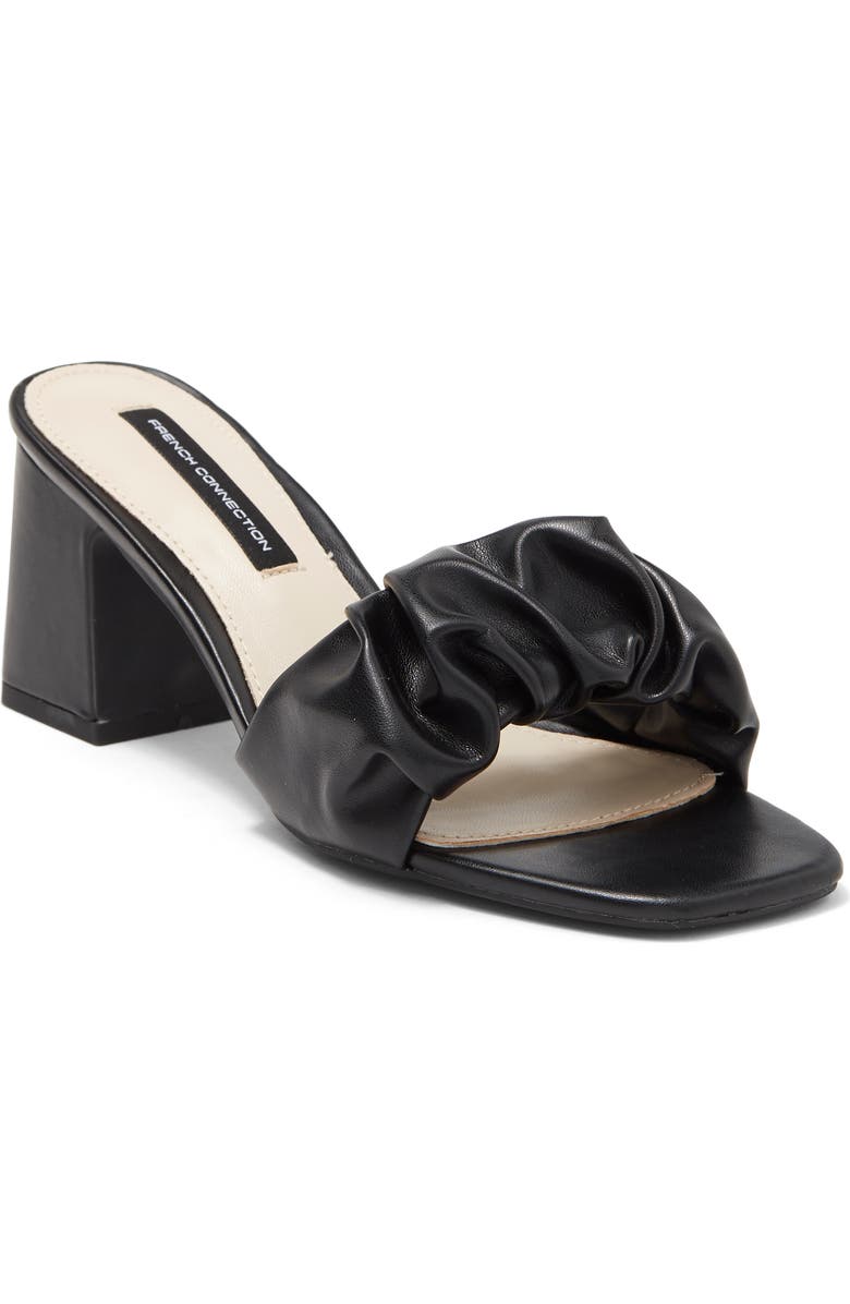 French Connection Challenge Block Heel Slide Sandal, Main, color,