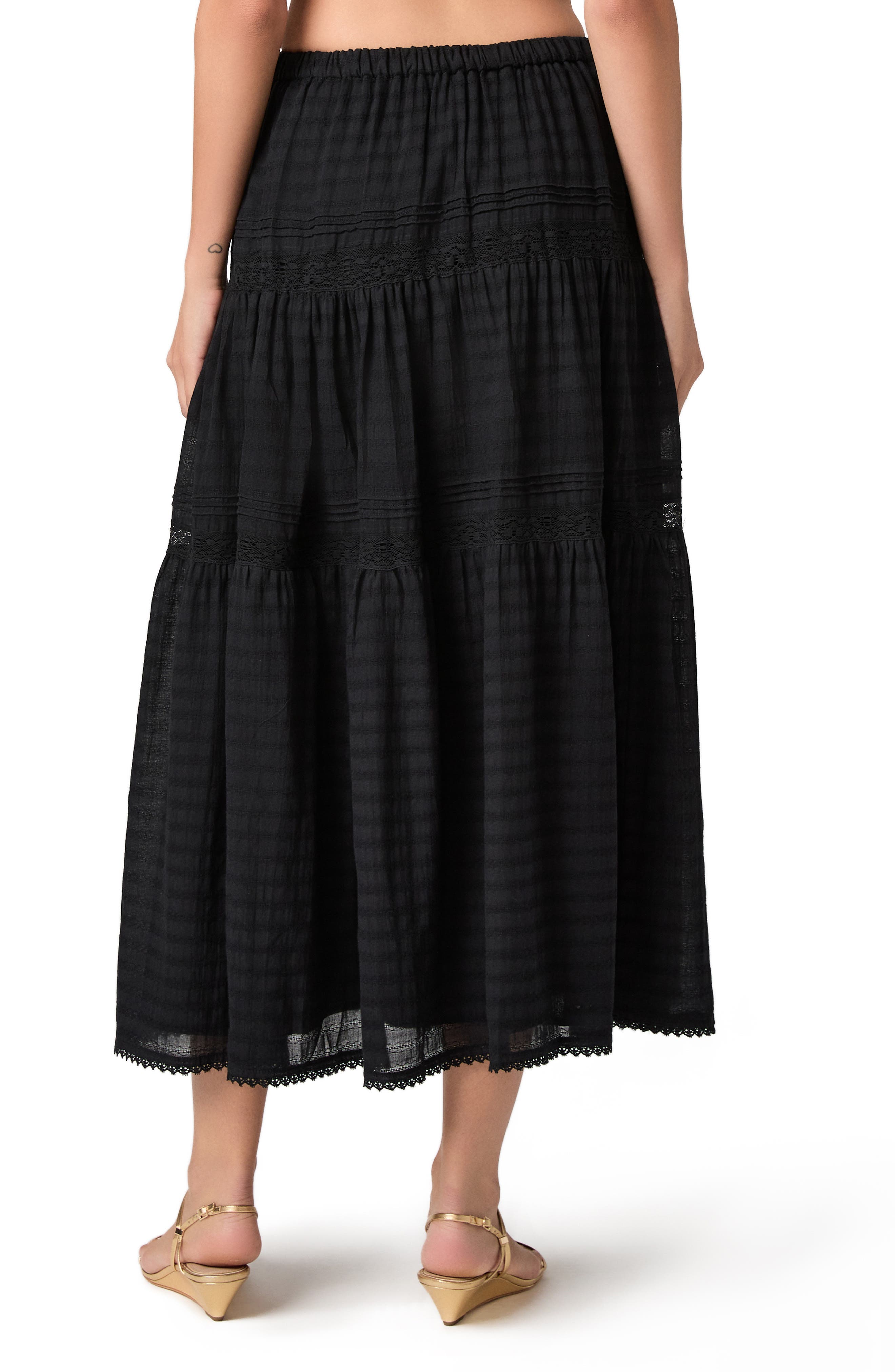 Andres Tiered Maxi Skirt - image 2