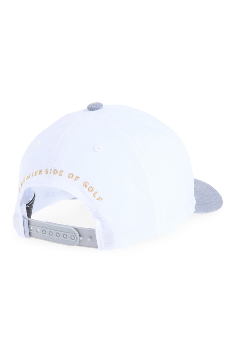 Public Transport Patch Snapback Baseball Hat, Main, color, WHITE