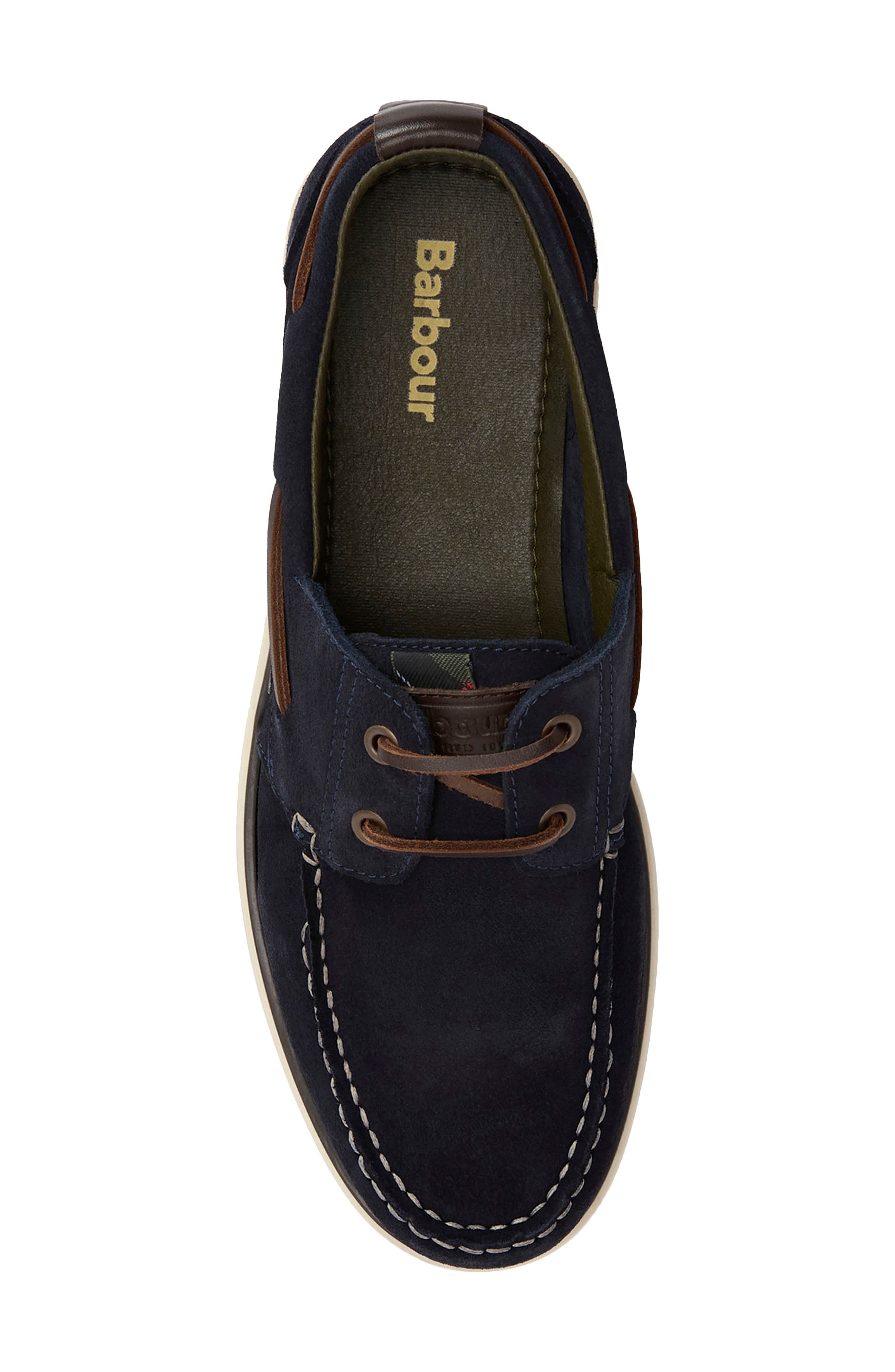 Rothley Boat Shoe, Alternate, color, NAVY SUEDE