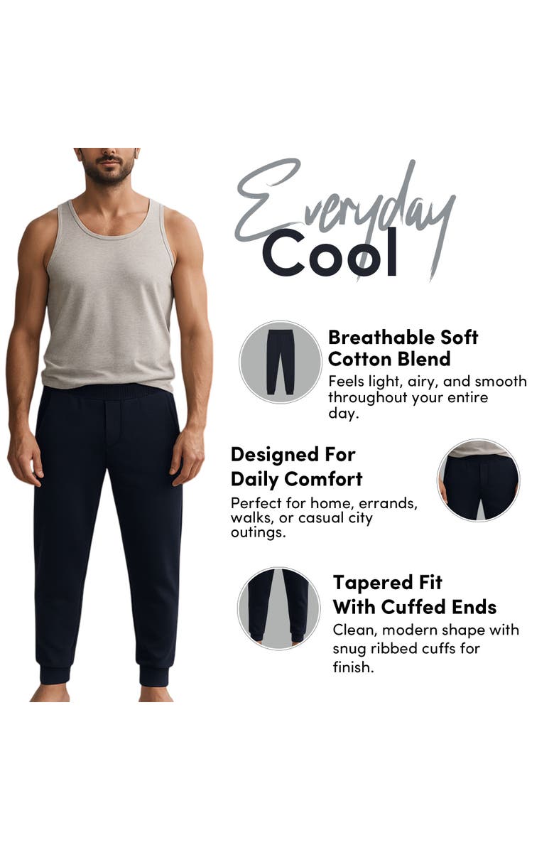 BenBen Mens Ultra Soft Single Pack Sweatpants, Alternate, color, Black