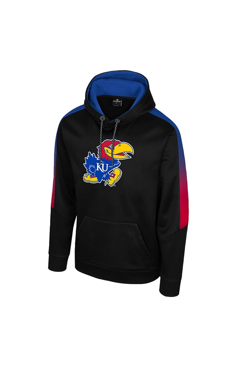 COLOSSEUM Men's Colosseum Black Kansas Jayhawks The Gang Blackout Hoodie, Alternate, color, 