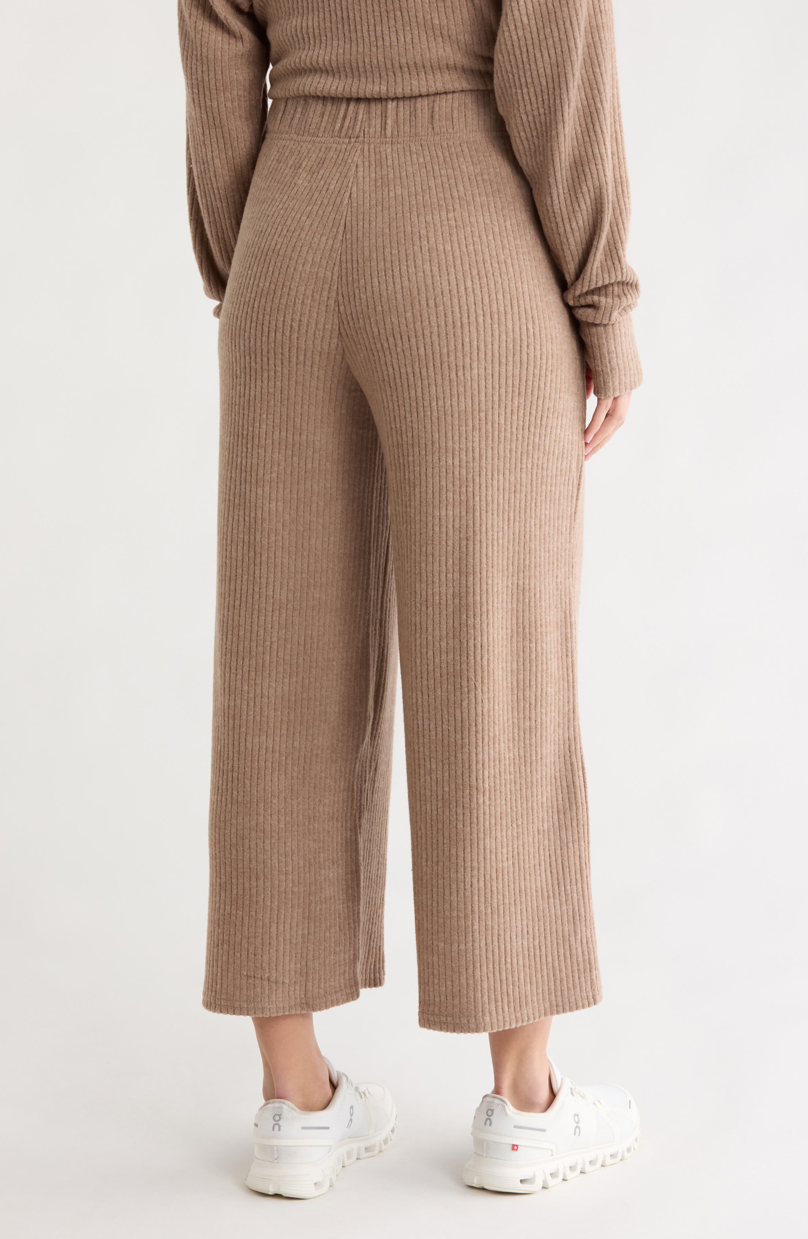 SwiftStride Rib Knit Wide Leg Pants - image 2