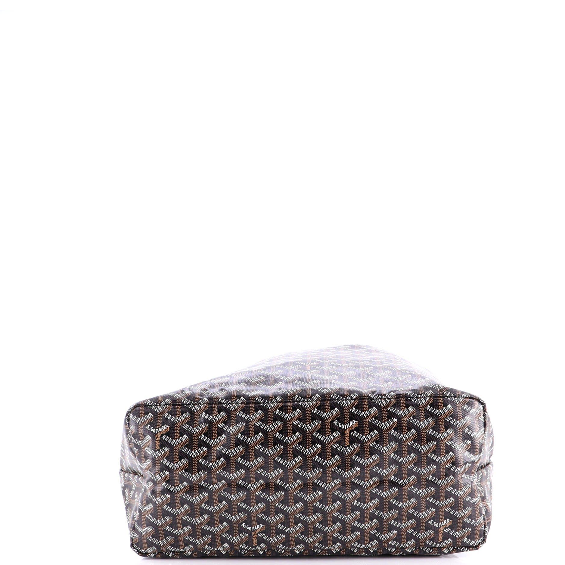 Pre-Owned Goyard Saint Louis Tote Coated Canvas PM, Alternate, color, Brown