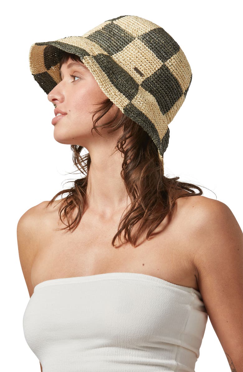 Brixton Redding Bucket Hat, Alternate, color, Whitecap/ Deep Forest