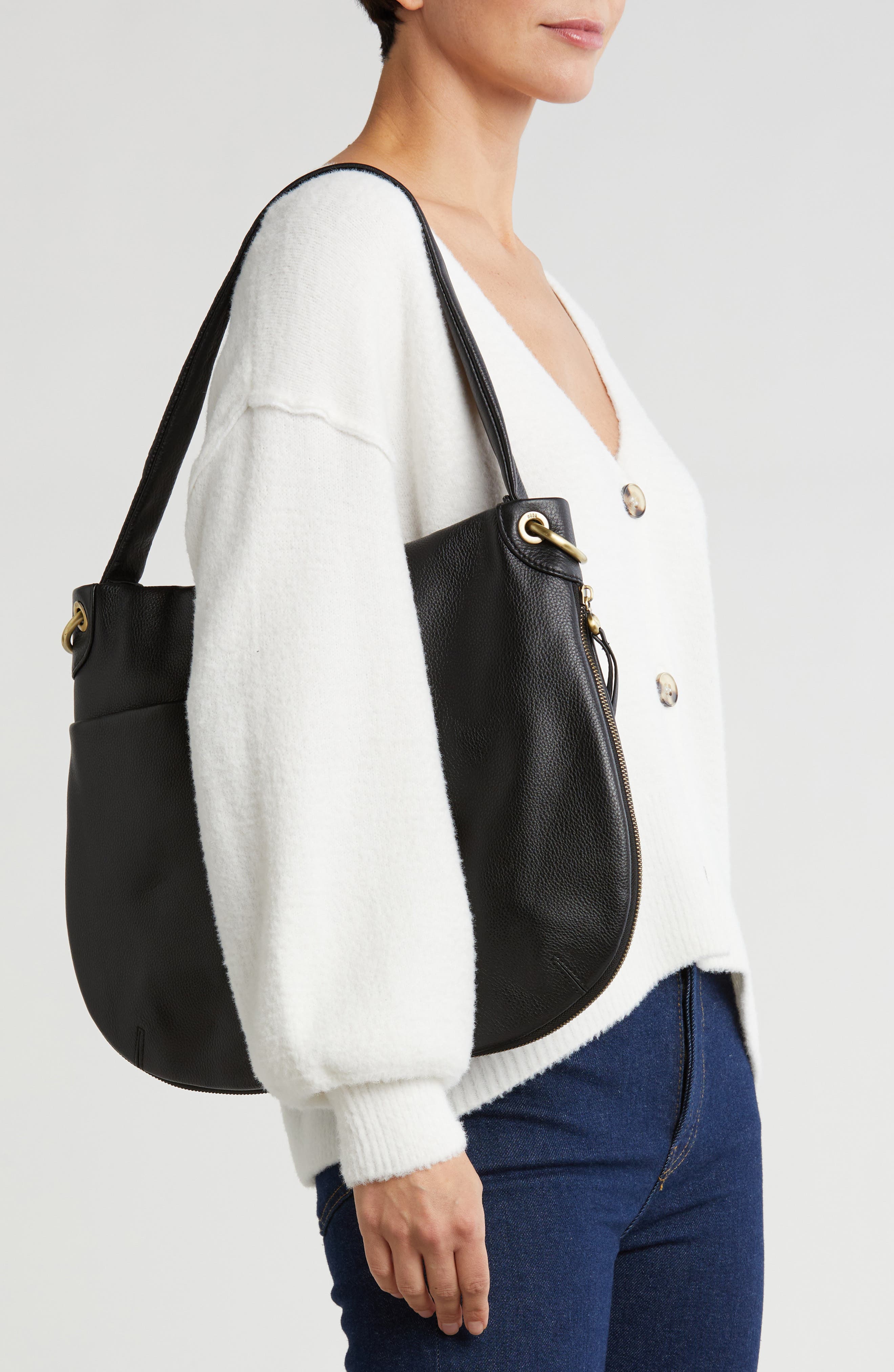 HOBO Fern Leather Shoulder Bag, Alternate, color, 