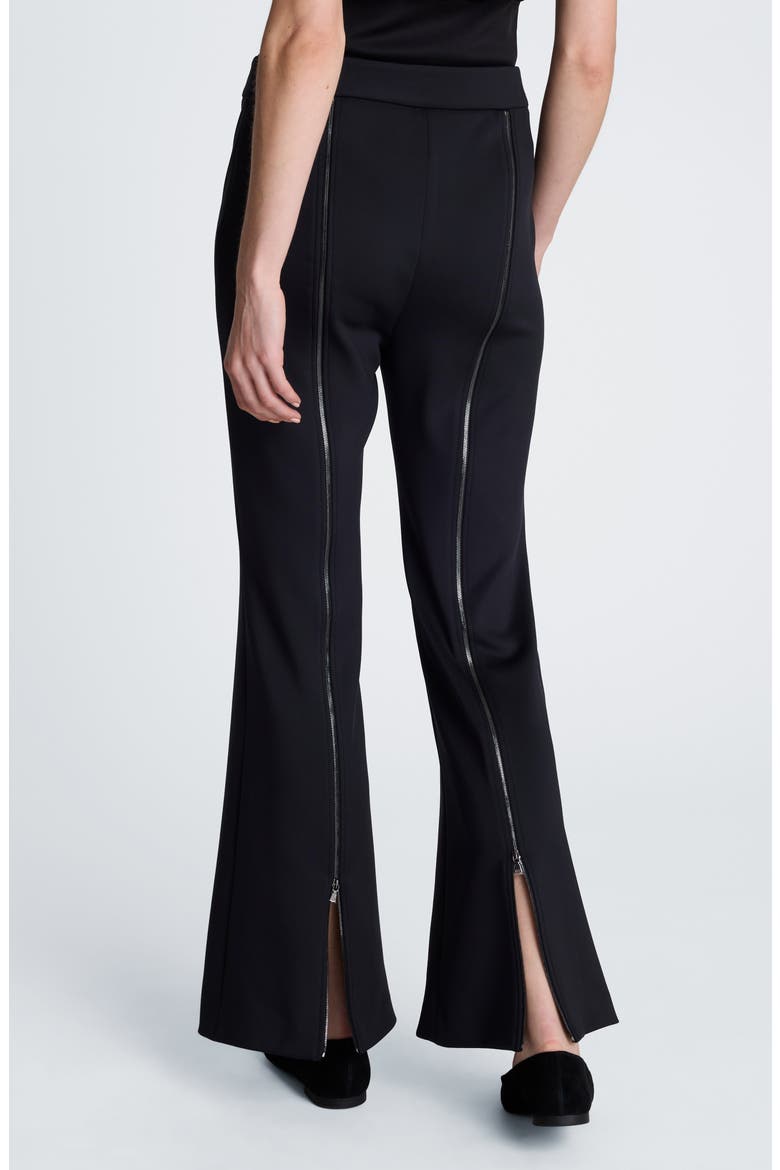 High Waist Flare Pants, Alternate, color, BLACK
