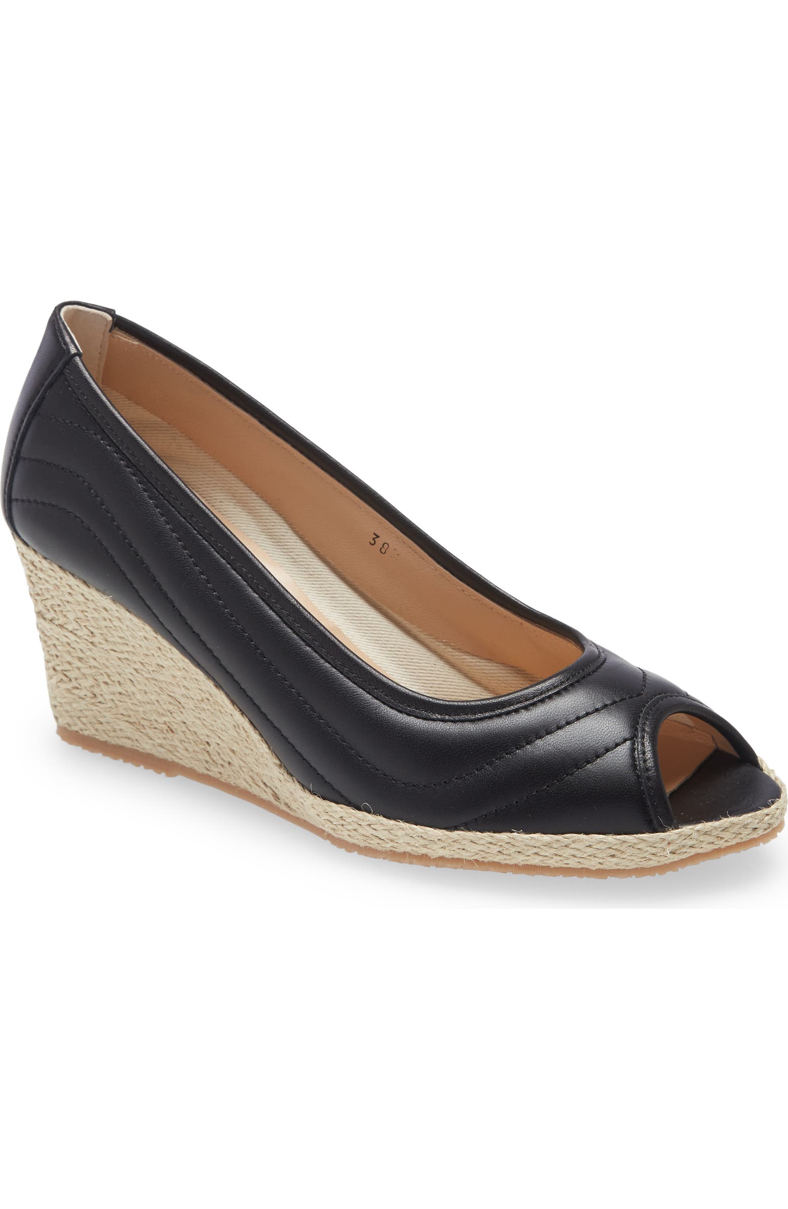 Ron White All Day Heels® Ellary Quilt Espadrille Wedge Sandal (Women) | Nordstrom