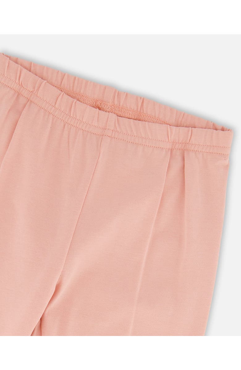 Deux par Deux Organic Cotton Leggings with Unicorn, Alternate, color, Dusty Pink