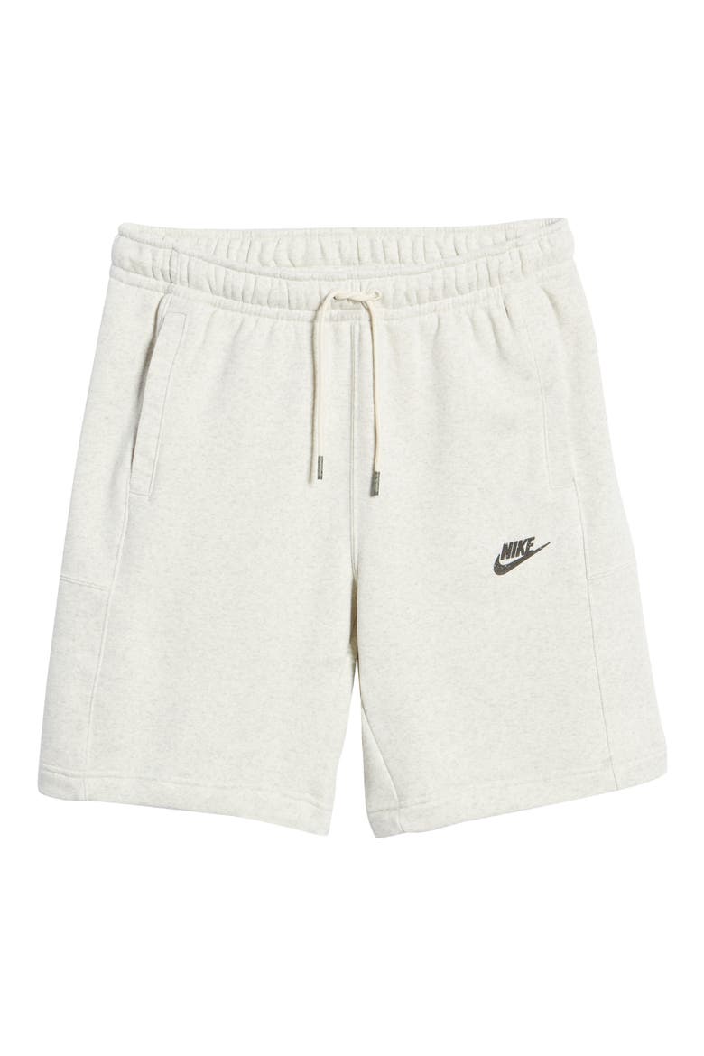 Sportswear Fleece Drawstring Shorts, Alternate, color, WHITE/ MULTI-COLOR/ GREY