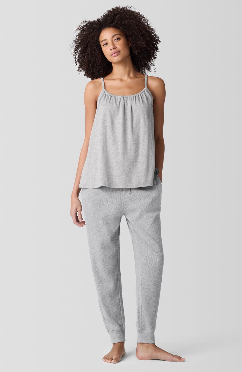 EILEEN FISHER SLEEP The Slow Waffle Stitch Organic Cotton Joggers, Alternate, color, 