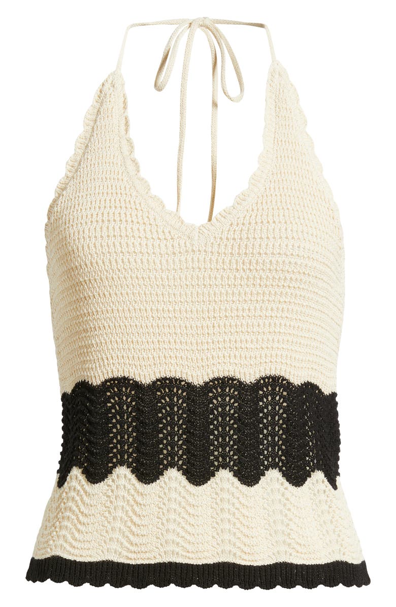 VERO MODA Florida Crochet Halter Top, Alternate, color, 