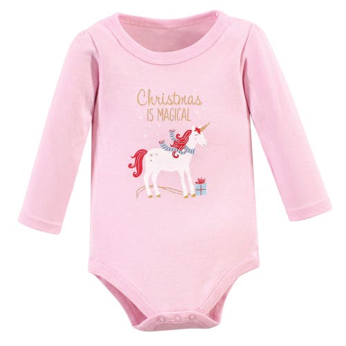 Hudson Baby Soft Cotton Collection Bodysuit, Pants, And Footwear Collection In Red